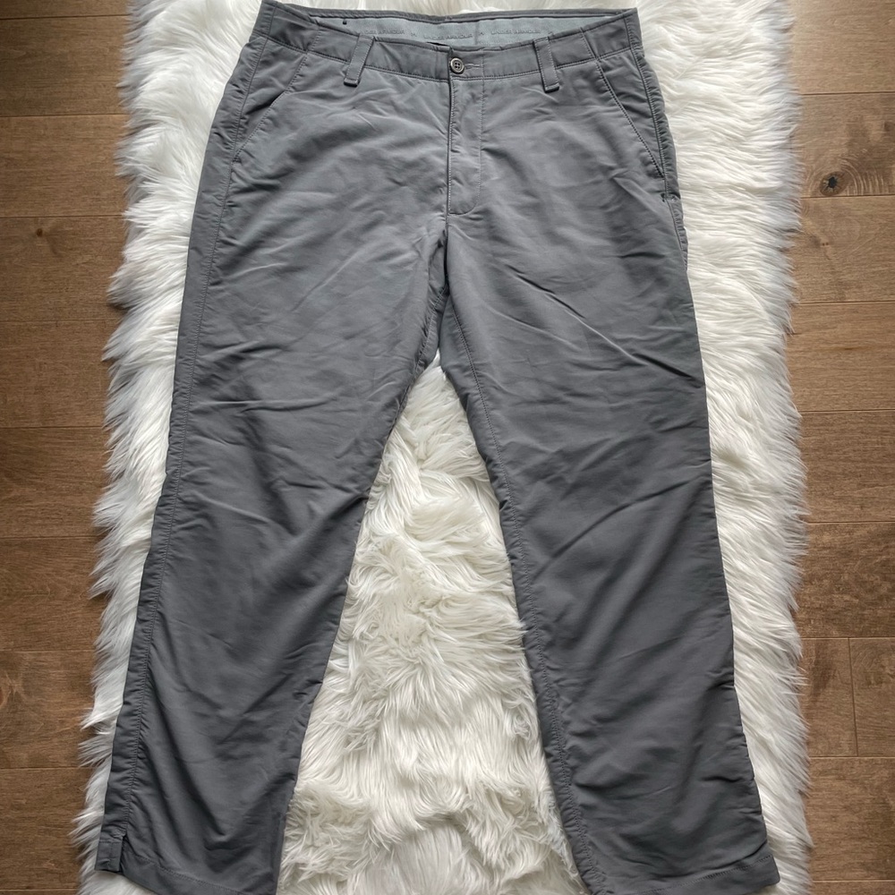🩷Sale🩷 Gray Loose Under Armour Quick Dry Pants - Like New - 36x30